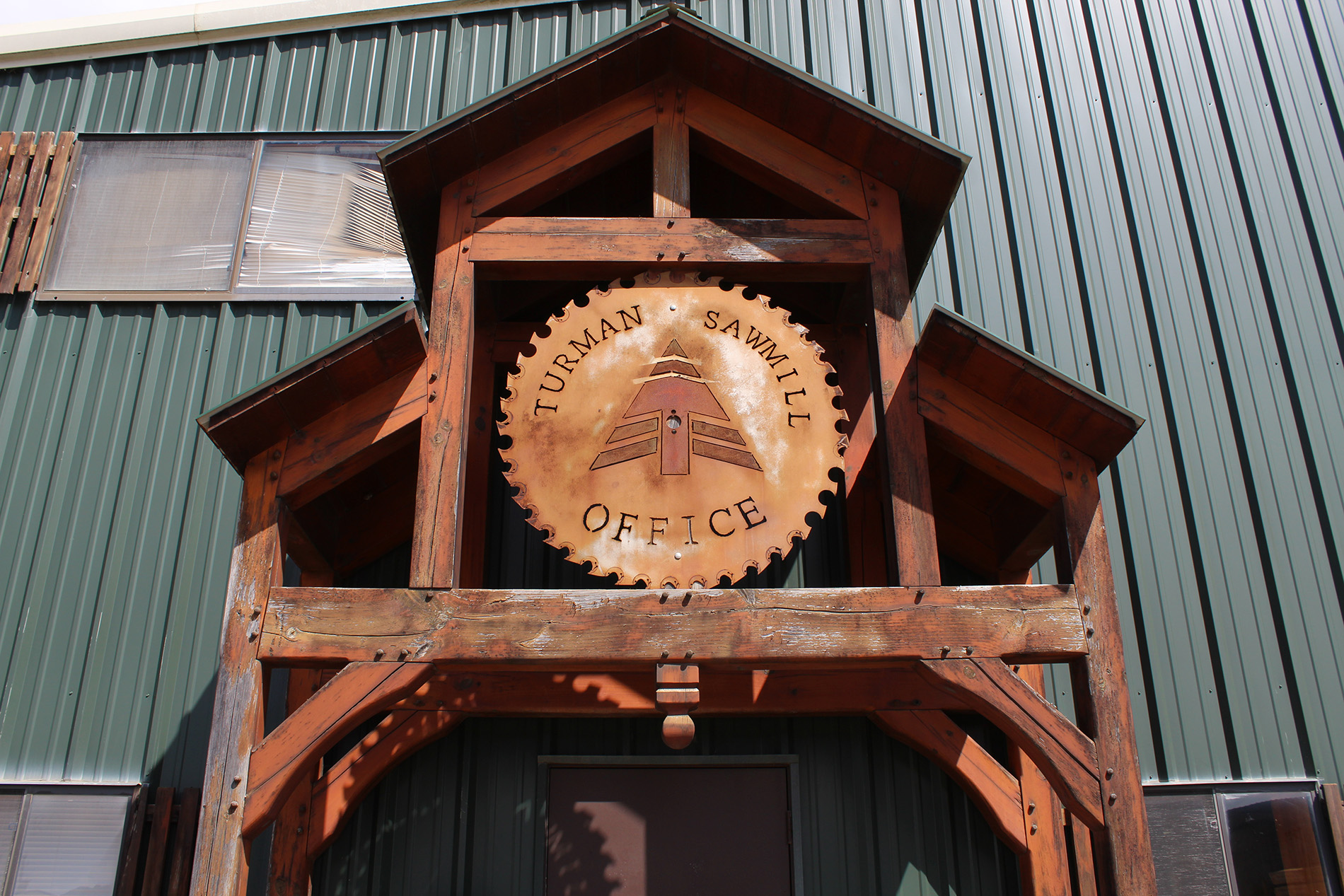 turman sawmill office sign